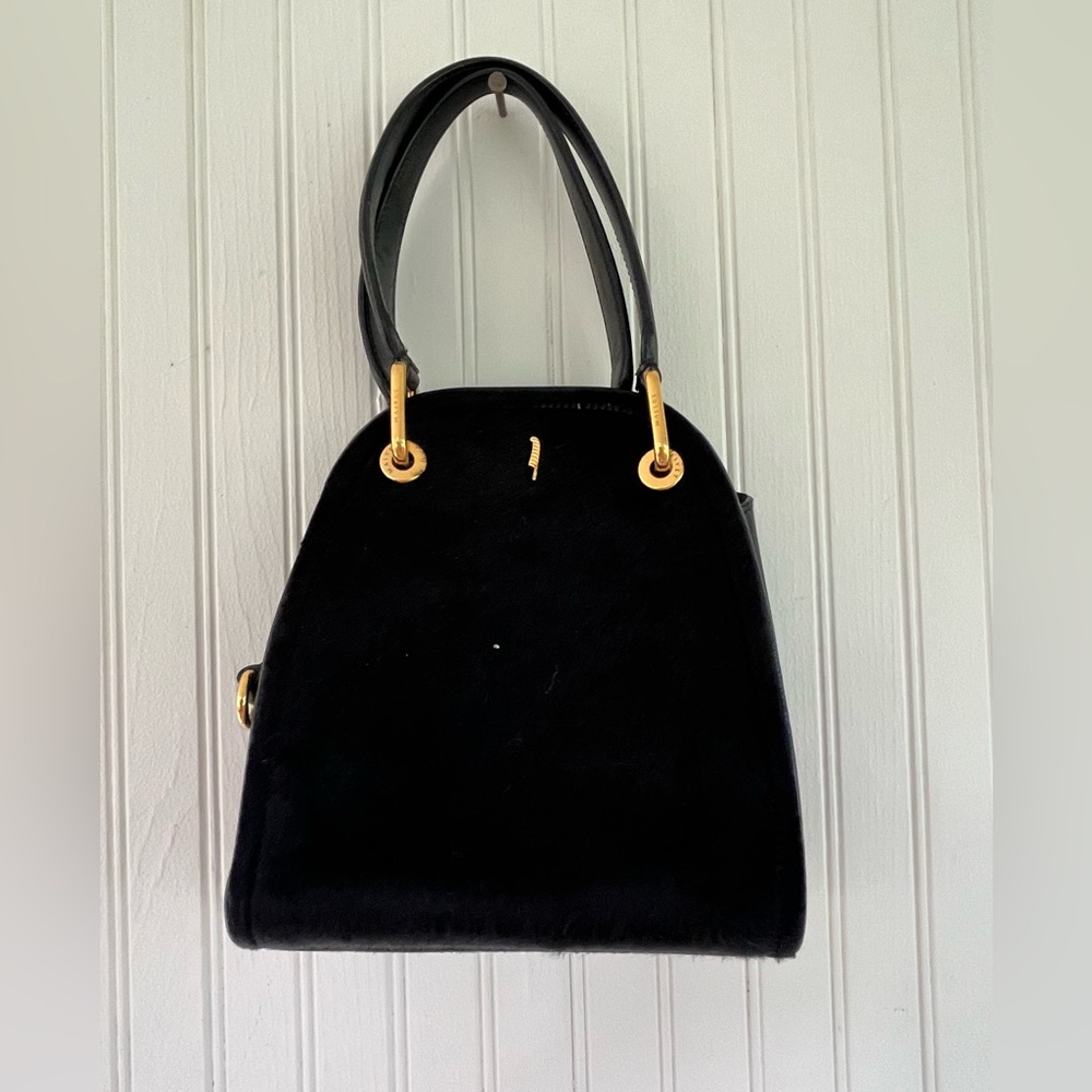 Maiyet Black Handbag Gold Hardware